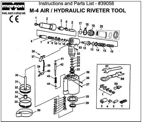 Marson M-4 Air Hydraulic Rivet Gun | Blind Rivet Supply