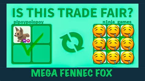 SIMPLE TRADE PT 6 : FENNEC FOX : Adopt Me Roblox - YouTube