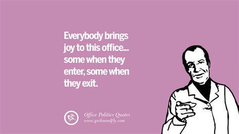 15 Sarcastic Office Politics Quotes On Surviving In The Workplace