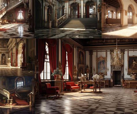 ArtStation - 205 arts - Classic Venetian Palazzo Environment - Interior ...