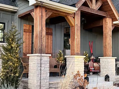 Christmas Rustic Farmhouse Front Porch Decorations - Soul & Lane