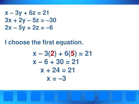 System Of 3 Equations With 3 Variables