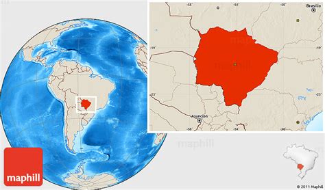 Mato Grosso Plateau Map