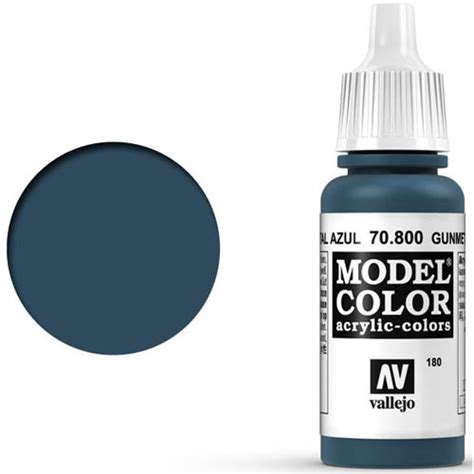 Vallejo Model Color Paint: Gunmetal Blue | Accessories & Supplies ...