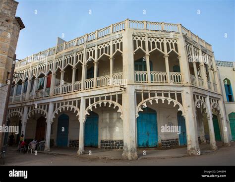 Ottoman Architecture Building, Massawa, Eritrea Stock Photo, Royalty ...