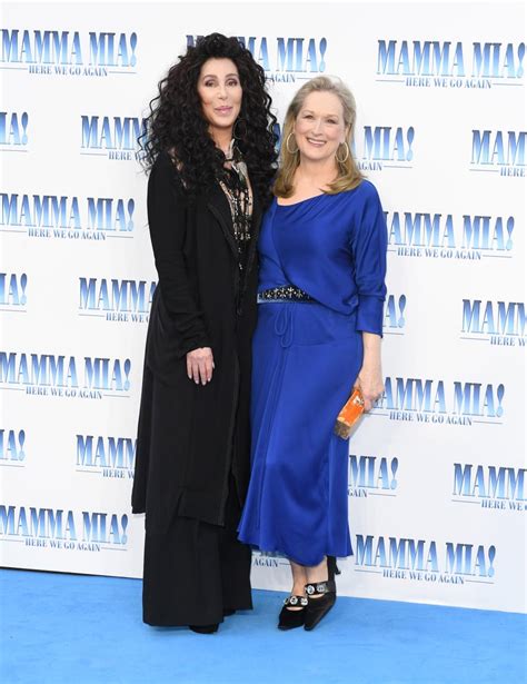 Meryl Streep and Cher at the Mamma Mia 2 Premiere in London | POPSUGAR ...