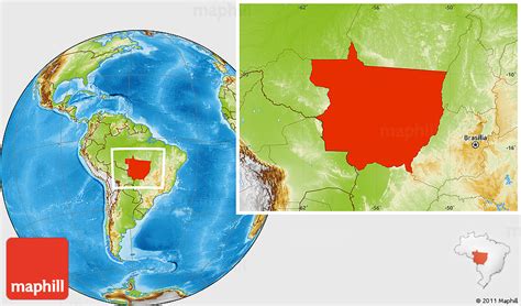 Mato Grosso Plateau Map