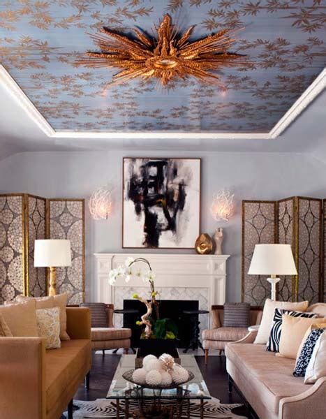 Ceiling Designs, 15 Ideas for Ceiling Decorating with Modern Wallpaper