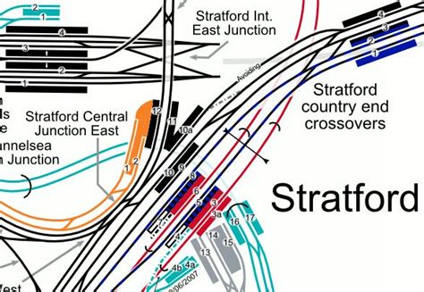 Stratford Station Platform Map