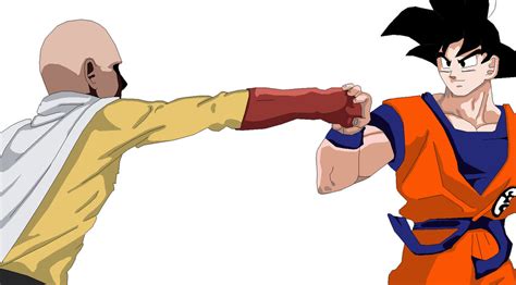 Saitama vs Goku by anzyz on DeviantArt