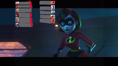 The Incredibles 2 Screenslaver Goggles Fight HealthBars - YouTube