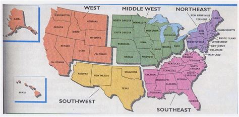 United states regions, States and capitals, Social studies elementary