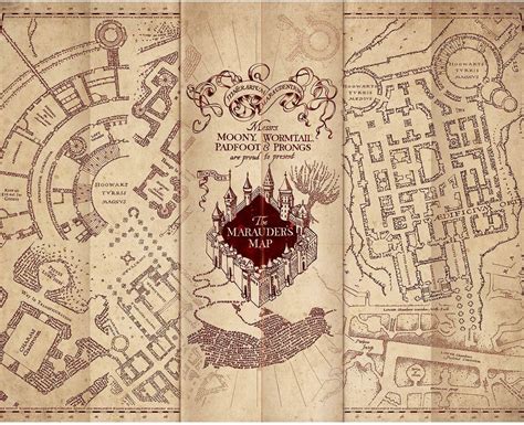 Harry Potter Marauders Map Wallpaper