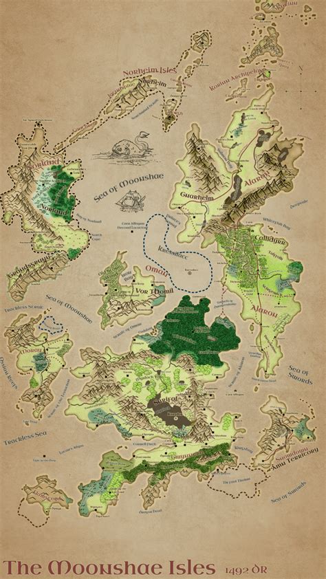 Moonshae Isles (Forgotten Realms Region) : wonderdraft