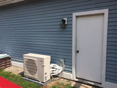 Mitsubishi Ductless Mini Split System Installation Columbia CT ...