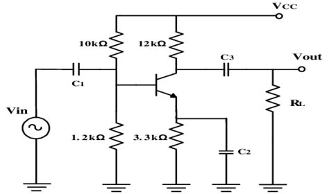 Class A amplifier circuit | Download Scientific Diagram