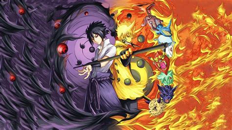 Sasuke And Naruto Last Battle Wallpapers - Wallpaper Cave