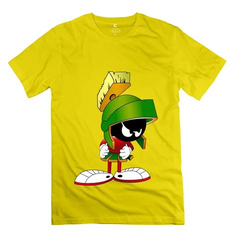 brand Marvin The Martian 9 t shirt music o collar male idea t shirts ...