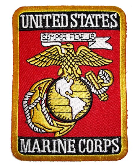 Patriotic United States Marine Corps Biker Patch – Quality Biker Patches