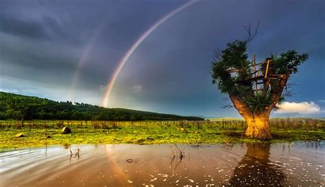 Penampakan Pelangi Ganda Yang Menakjubkan - Photo Fimela.com