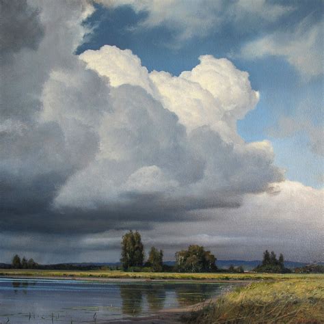 "Approaching Storm" - study | Cloud painting, Sky painting, Landscape ...