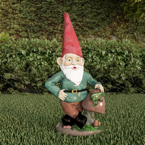 Pure Garden 14" Gnomes Garden Statue - Walmart.com