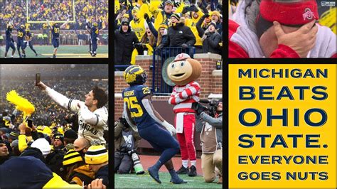 Michigan Beats Ohio State. Everyone Goes Nuts.