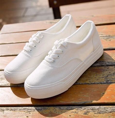 Cy11042a Cheap White Girls Canvas Shoes Women Children Plain White ...