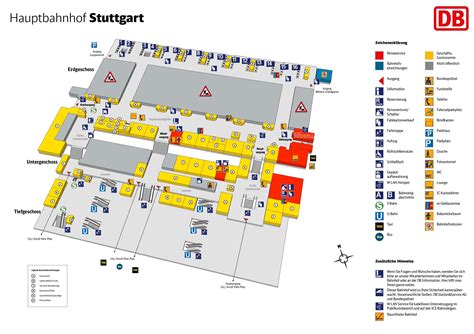 Stuttgart hauptbahnhof map (central train station)