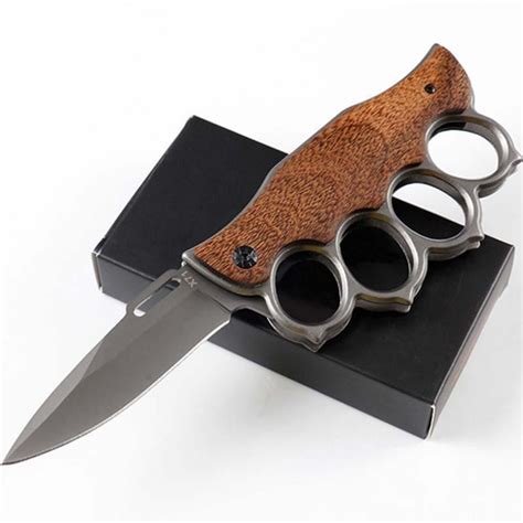 Outdoor Multi-function Knuckle Duster Folding Knife