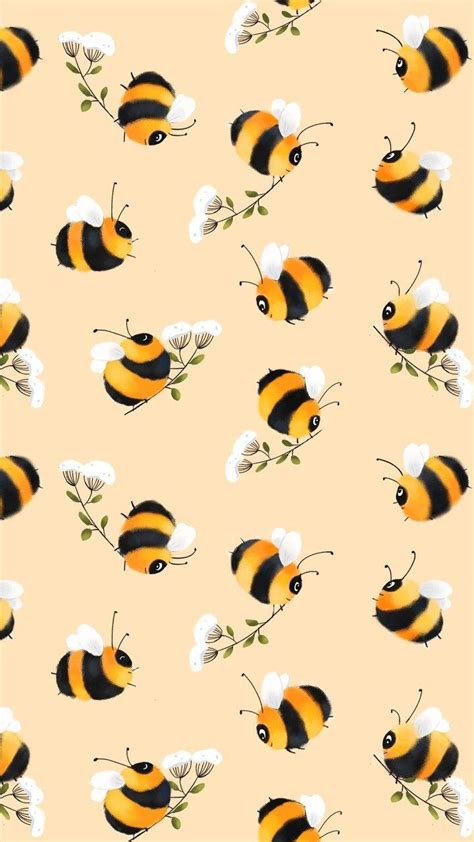 Cute Bee iPhone Wallpapers - Top Free Cute Bee iPhone Backgrounds ...