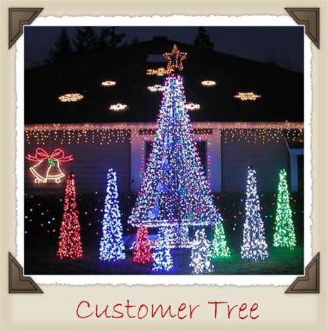 10' PVC Christmas Tree Kit (12' Tall when you add a Star) | Christmas ...