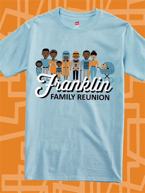 Design idea for custom family reunion t-shirts, tank tops, tote bags ...