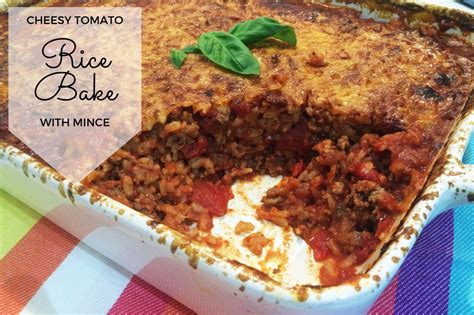 Cheesy Tomato Rice Bake with Mince - Mumslounge