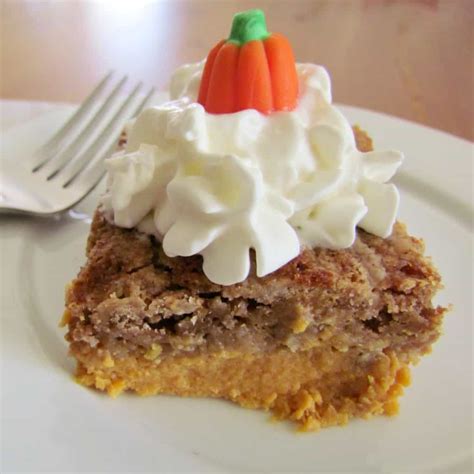 Pumpkin Pie Dump Cake - The Country Cook dessert