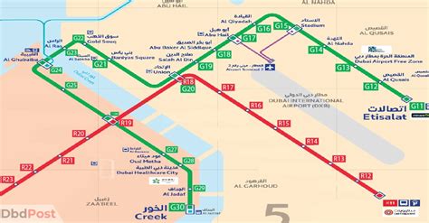 Dubai Green Line Metro Stations: Nearest Station Route & Map