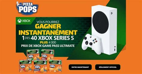 Concours Pizza Pops Xbox de General Mills • Gagner une Xbox S