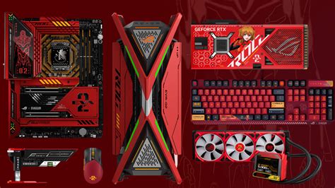 ASUS ROG announces new Evangelion PC parts, including an RTX 4000 GPU