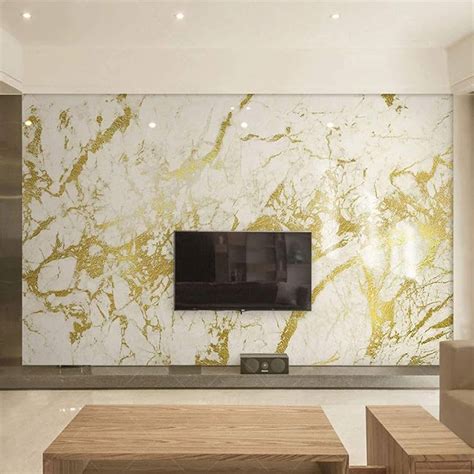 Marble Wallpaper Luxury TV Background Wallpaper Peel And Stick | lupon ...