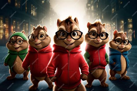 Premium Photo | Eyecatching Alvin the Chipmunks Movie Poster with a ...