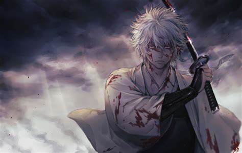 Gintoki Sakata Cool Art Wallpaper, HD Anime 4K Wallpapers, Images and ...