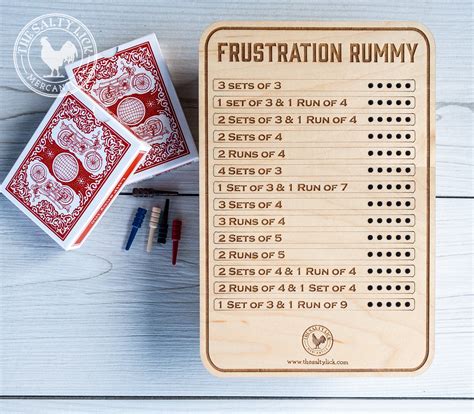 Frustration Rummy Laser Cut Board Game (Updated Version) | lupon.gov.ph