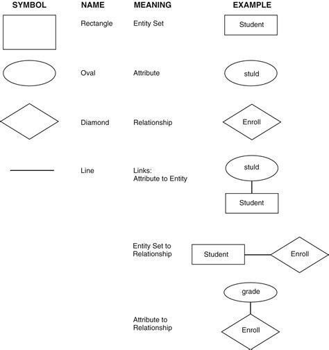 Database Er Diagram Symbols | ERModelExample.com