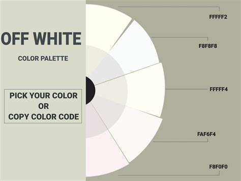 Off white color palette 15601593 Vector Art at Vecteezy