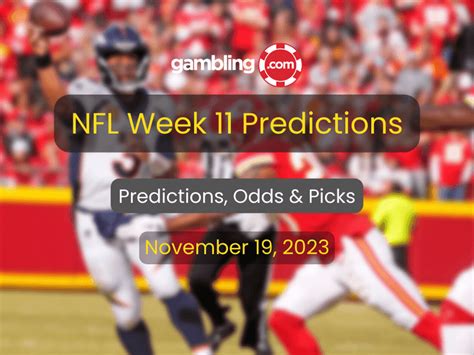 NFL Week 11 Picks, Odds & NFL Predictions for Week 11