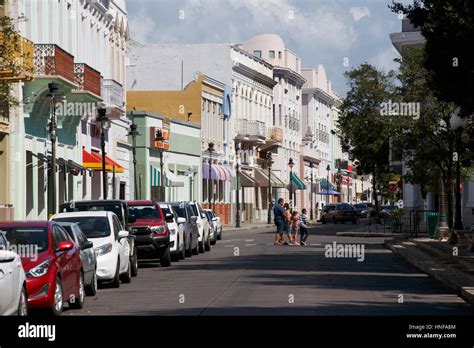 Street scene, Ponce, Puerto Rico, city center Stock Photo - Alamy