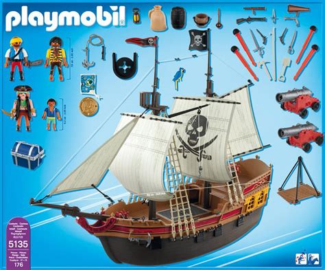 Playmobil Pirates - Pirate Ship - - Fat Brain Toys