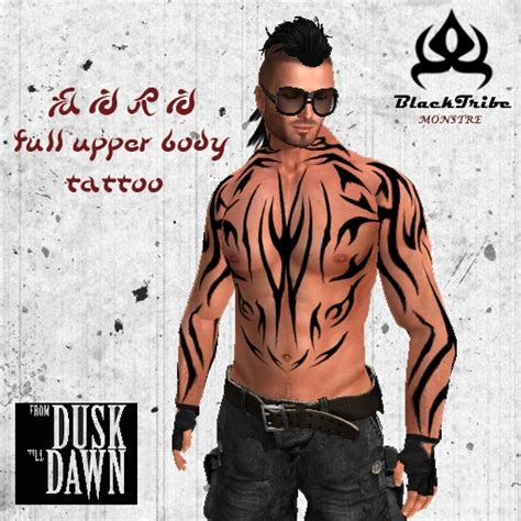 Second Life Marketplace - BlackTribe - From Dusk Till Dawn Tribal Tattoo