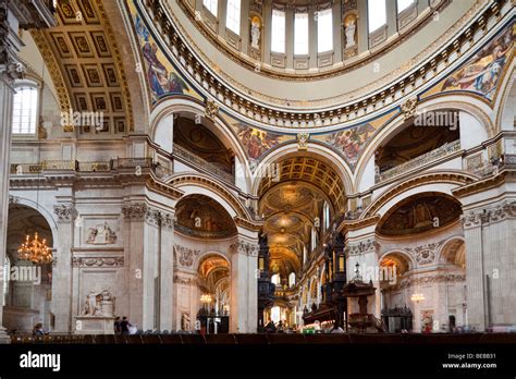 interior, St. Paul's cathedral, London, England, UK Stock Photo - Alamy