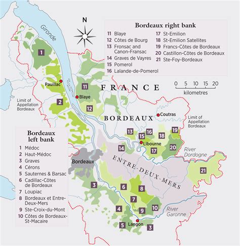 Bordeaux wine region